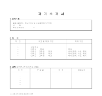 자기소개서(계약직공무원 지원) 자기소개서(계약직공무원 지원)